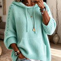 Ada Fluffy Hooded Pullover Jumper - view 12