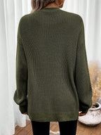Della Open Front Pointelle Knit Cardigan - view 3