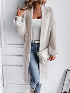 Sadie Chevron Textured Open Front Cardigan - view 4