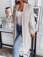 Sadie Chevron Textured Open Front Cardigan - view 5