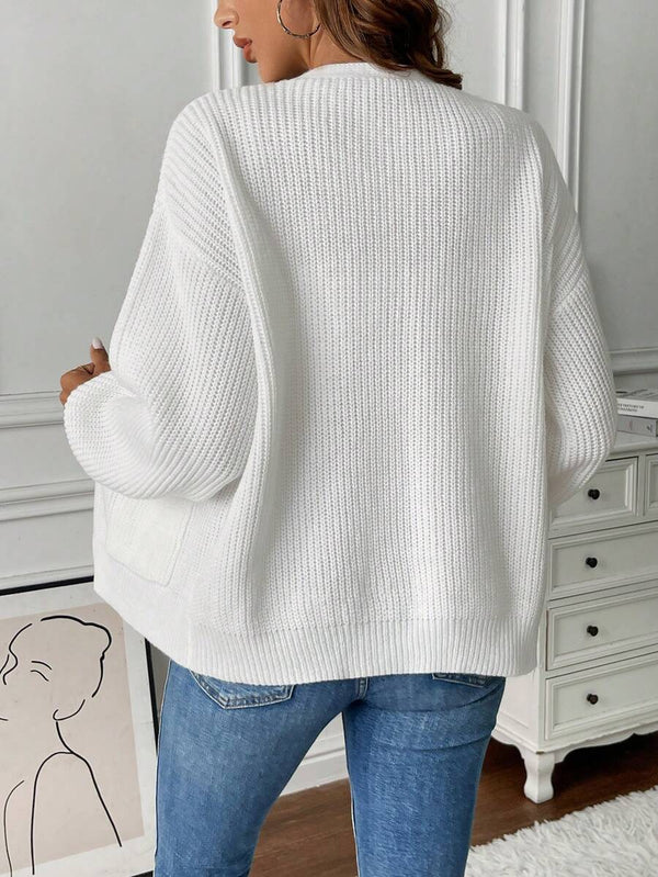 Adalyn | Open Front Cropped Cardigan with Pockets, Cozy Everyday Layer oaklynwear