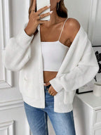 Ada Open Front Cropped Cardigan with Pockets - view 5