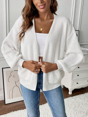 Adalyn | Open Front Cropped Cardigan with Pockets, Cozy Everyday Layer oaklynwear