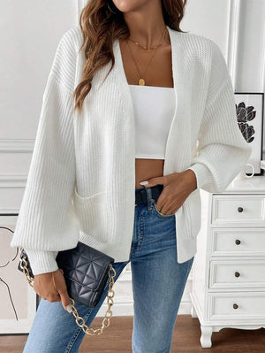 Adalyn | Open Front Cropped Cardigan with Pockets, Cozy Everyday Layer oaklynwear