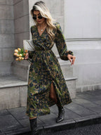 Marley Floral V-Neck Wrap Dress - view 4