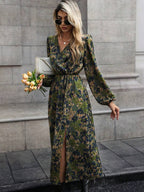 Marley Floral V-Neck Wrap Dress - view 6