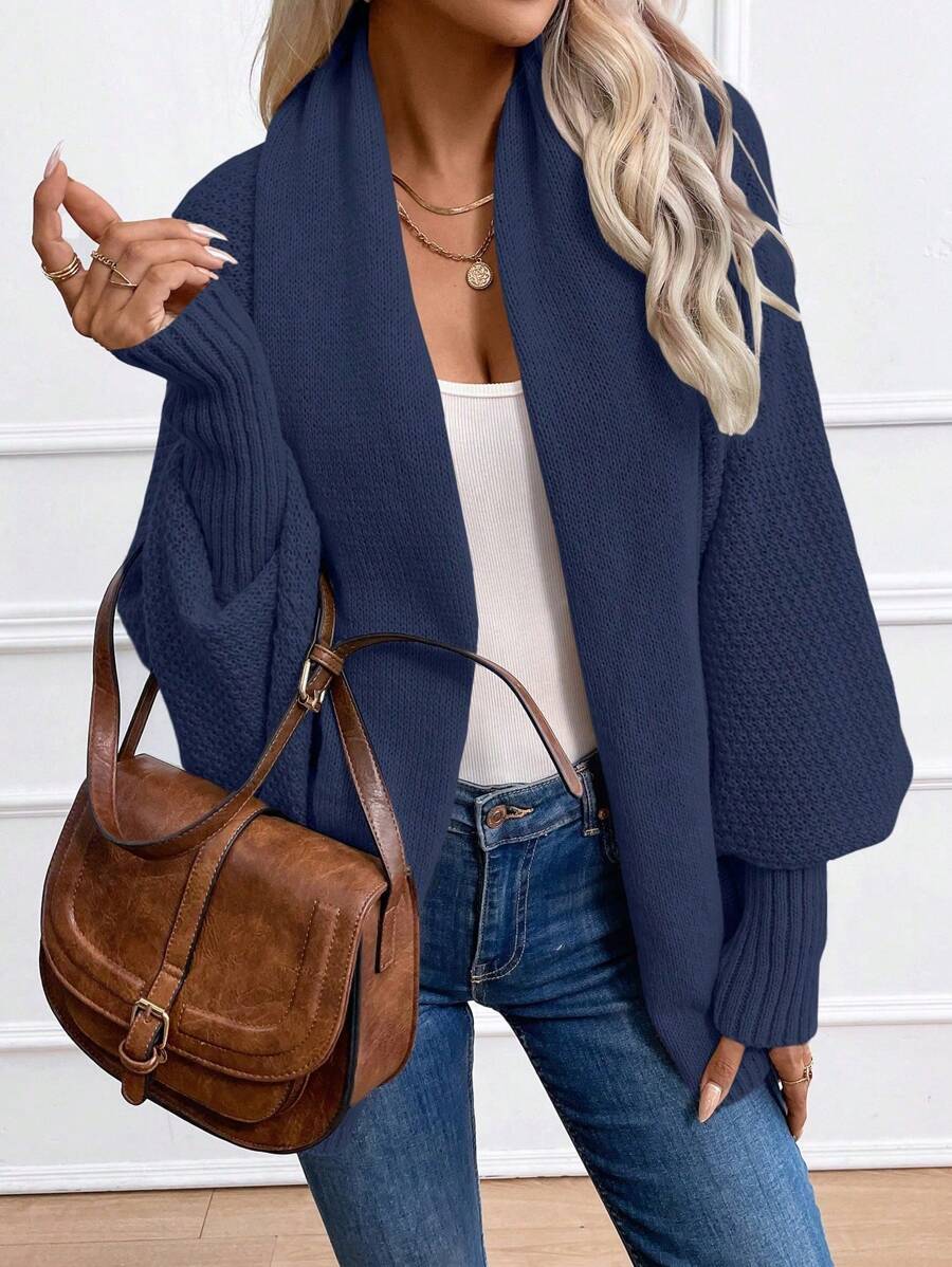 Billie Shawl Collar Batwing Sleeve Cardigan - view 15