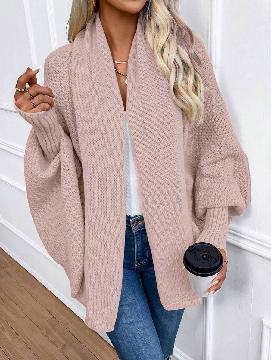 Billie Shawl Collar Batwing Sleeve Cardigan - view 4