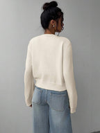 Maya Round Neck Button Front Cardigan - view 2