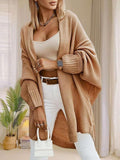 Ronnie Oversized Batwing Sleeve Cardigan - front view