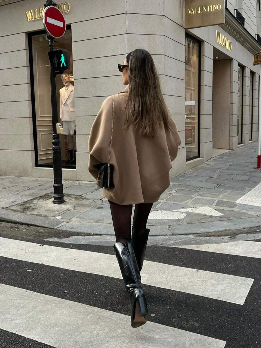Zora Collared Double-Breasted Jacket - view 2