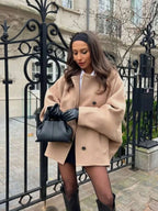 Zora Collared Double-Breasted Jacket - view 5