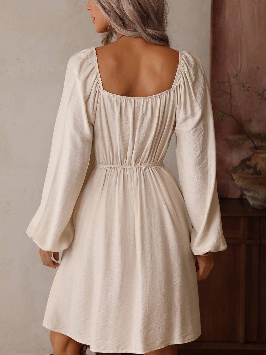 Robin Sweetheart Crochet Bodice Mini Dress - view 2
