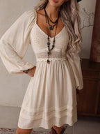 Robin Sweetheart Crochet Bodice Mini Dress - view 6