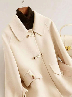 French Fashion Women's Autumn/Winter New Arrival Thick Tweed Jacket, Short Heritage Elegant Casual Loose Double-Sided Tweed Jacket, Petite High-End Tweed Jacket, Thick Christmas Holiday Jacket oaklynwear