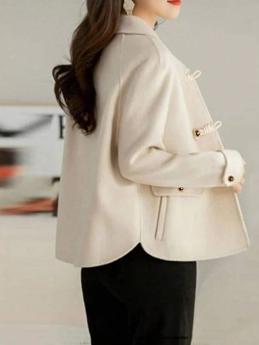 French Fashion Women's Autumn/Winter New Arrival Thick Tweed Jacket, Short Heritage Elegant Casual Loose Double-Sided Tweed Jacket, Petite High-End Tweed Jacket, Thick Christmas Holiday Jacket oaklynwear