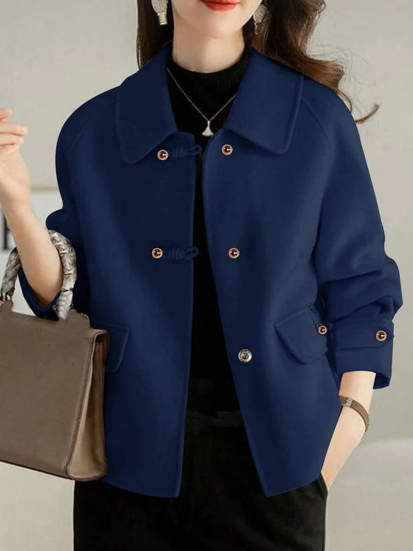French Fashion Women's Autumn/Winter New Arrival Thick Tweed Jacket, Short Heritage Elegant Casual Loose Double-Sided Tweed Jacket, Petite High-End Tweed Jacket, Thick Christmas Holiday Jacket oaklynwear
