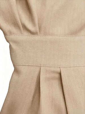 Robyn | Balloon Sleeve Boat Neck Pencil Midi Dress