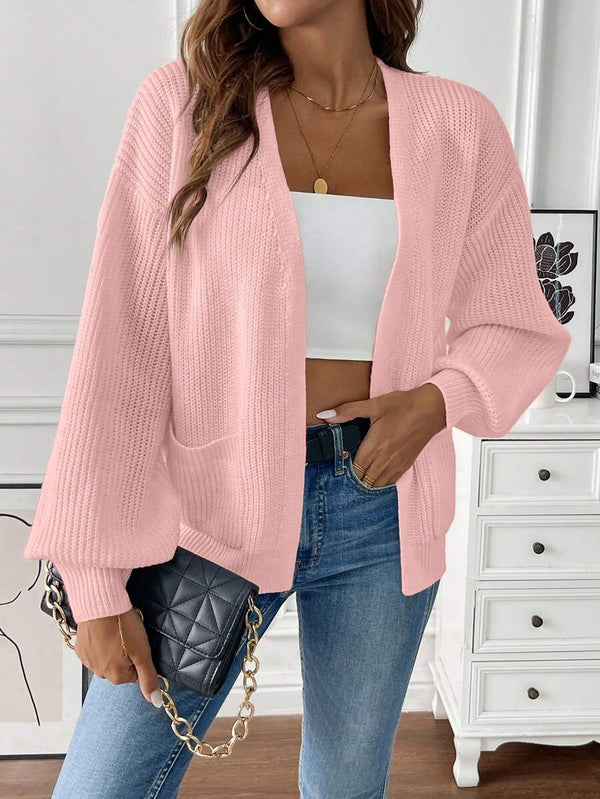 Adalyn | Open Front Cropped Cardigan with Pockets, Cozy Everyday Layer oaklynwear