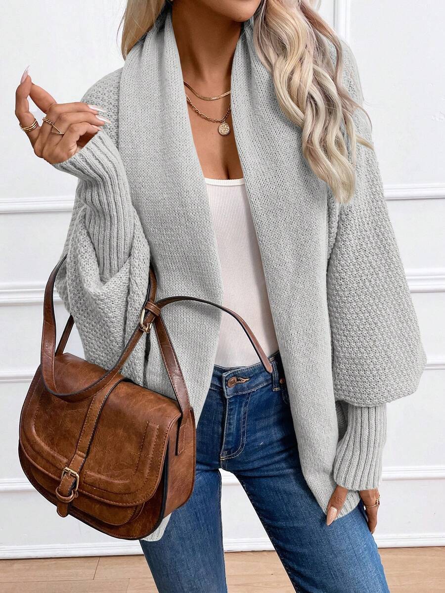 Billie Shawl Collar Batwing Sleeve Cardigan - view 14
