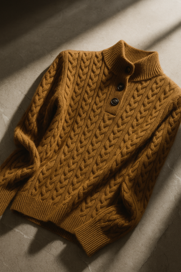 Arden Button-Up Cashmere Jumper oaklynwear