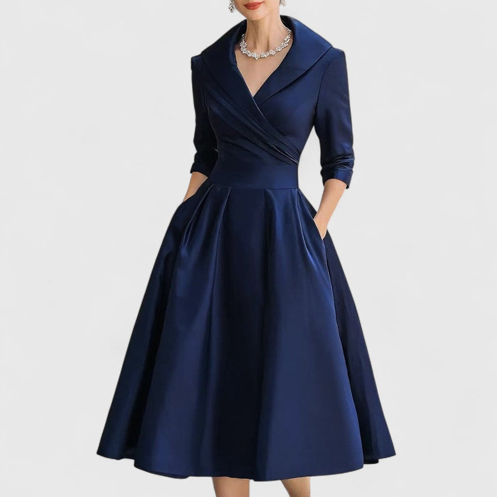 Marley V-Neck Wrap Midi Dress