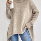 Erin High Neck Oversized Jumper - view 11