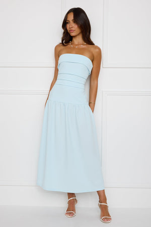 Posy Strapless Midi Dress