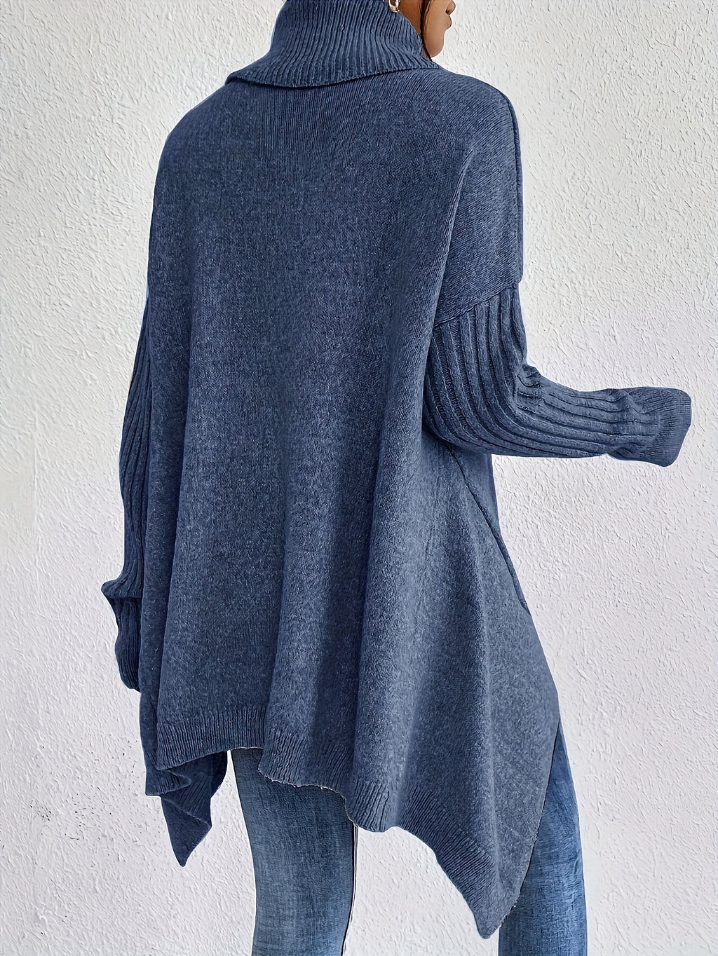 Erin High Neck Oversized Jumper - view 10