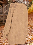Rosie Crew Neck Knitted Midi Dress - view 9