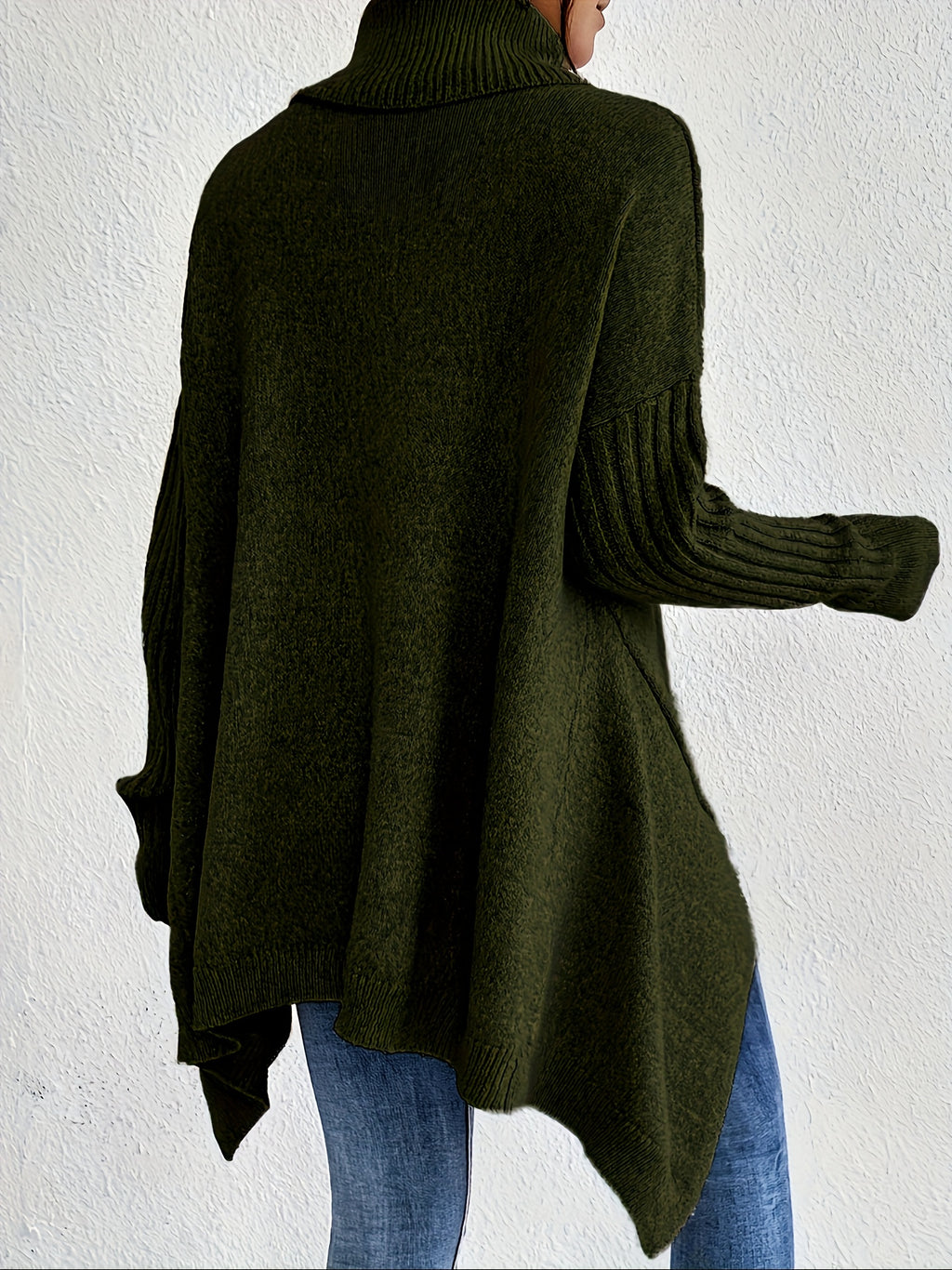 Erin High Neck Oversized Jumper - view 8