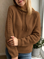 Ada Fluffy Hooded Pullover Jumper - view 10