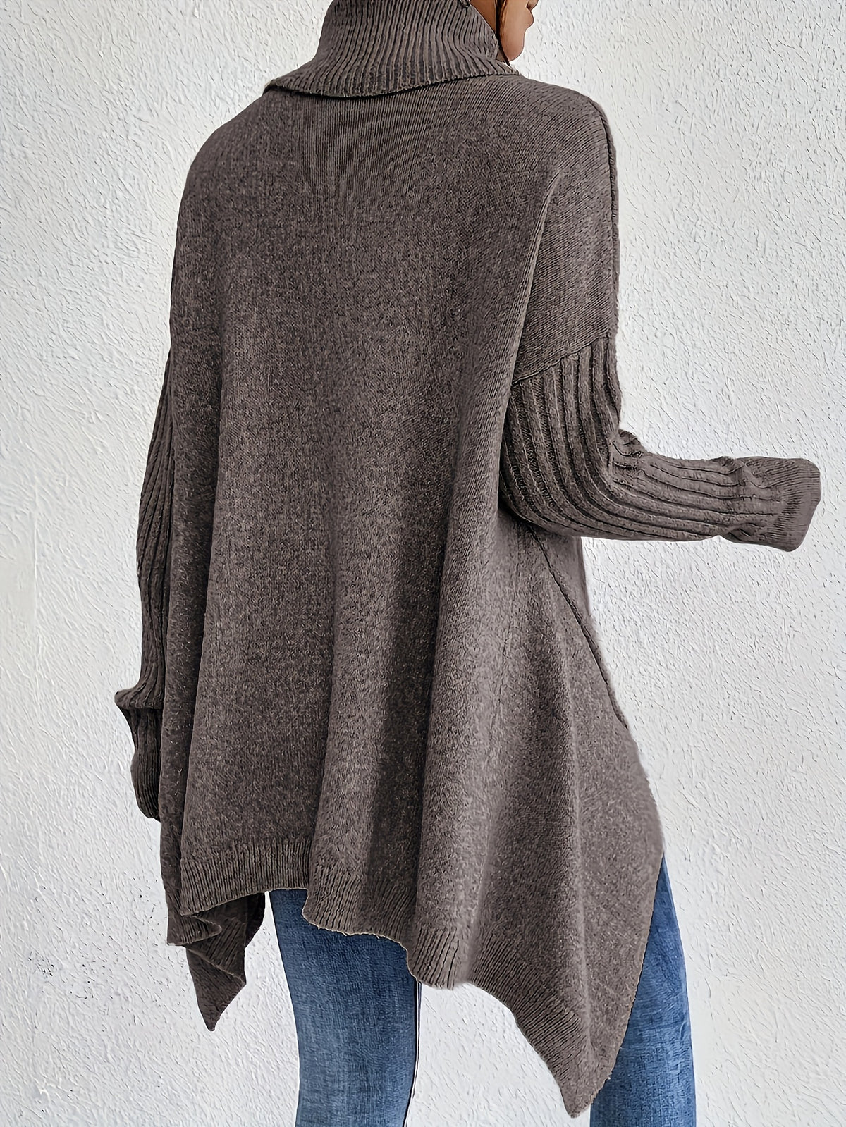 Erin High Neck Oversized Jumper - view 9