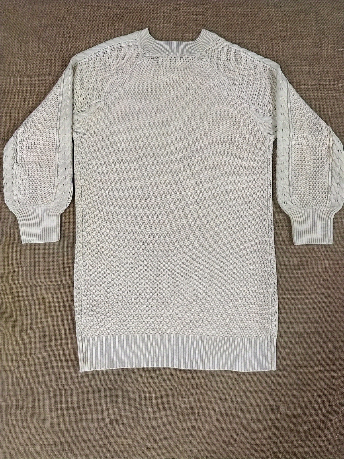 Rosie Crew Neck Knitted Midi Dress - view 10
