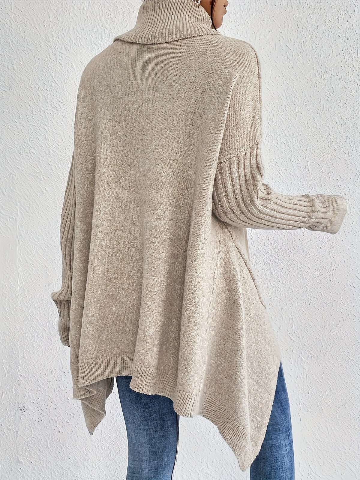 Erin High Neck Oversized Jumper - view 7