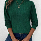 Sophie Ribbed Long Sleeve Top - view 17
