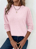 Sophie Ribbed Long Sleeve Top - view 10