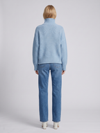 Imogen Turtleneck Loose Knit Jumper, Cosy Boho Winter Knit - view 6