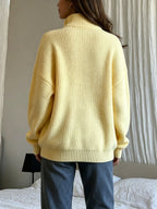 Amelia Half Zip Cable Knit Jumper - view 10