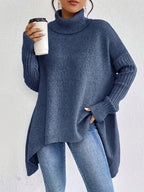 Erin High Neck Oversized Jumper - front view