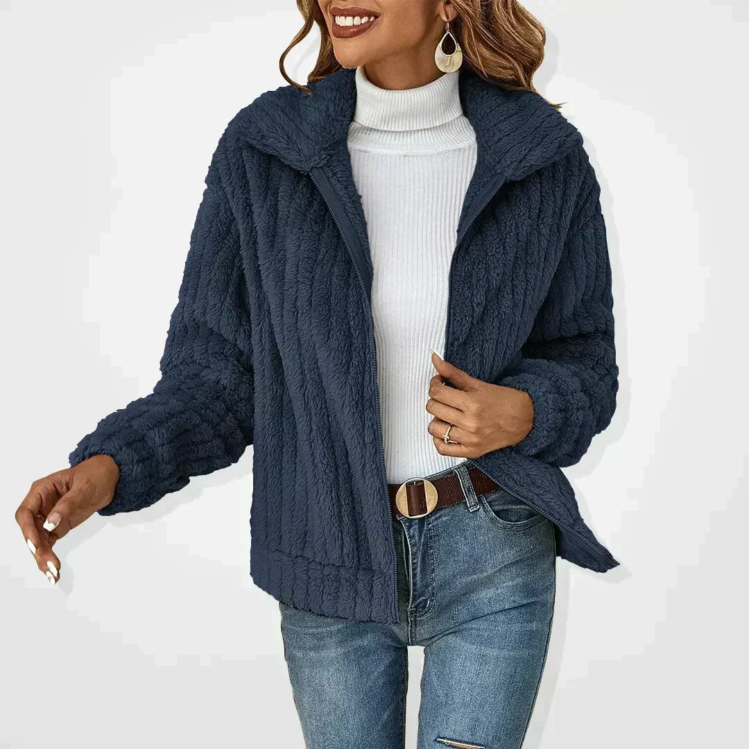 Delphi Zip Front Teddy Jacket - view 2