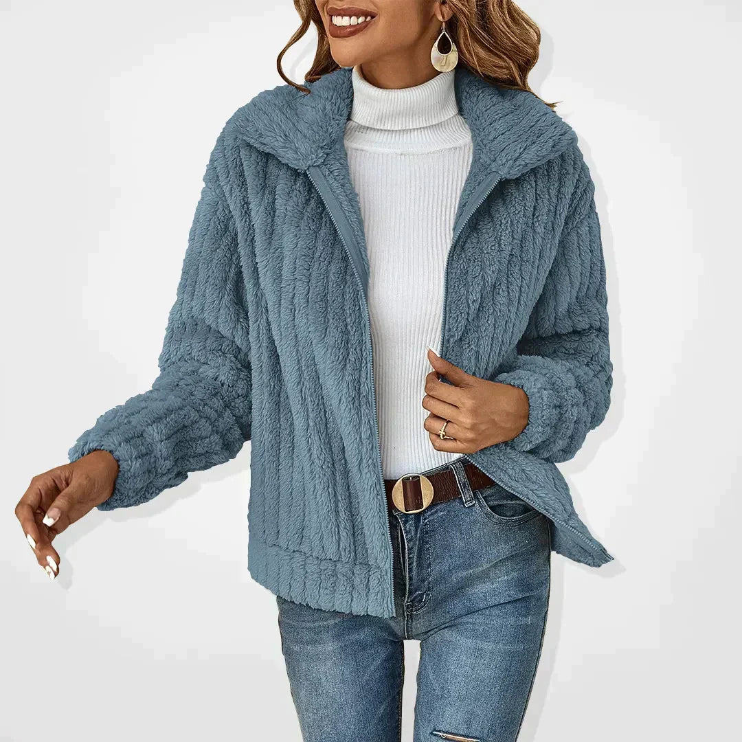 Delphi Zip Front Teddy Jacket - view 3