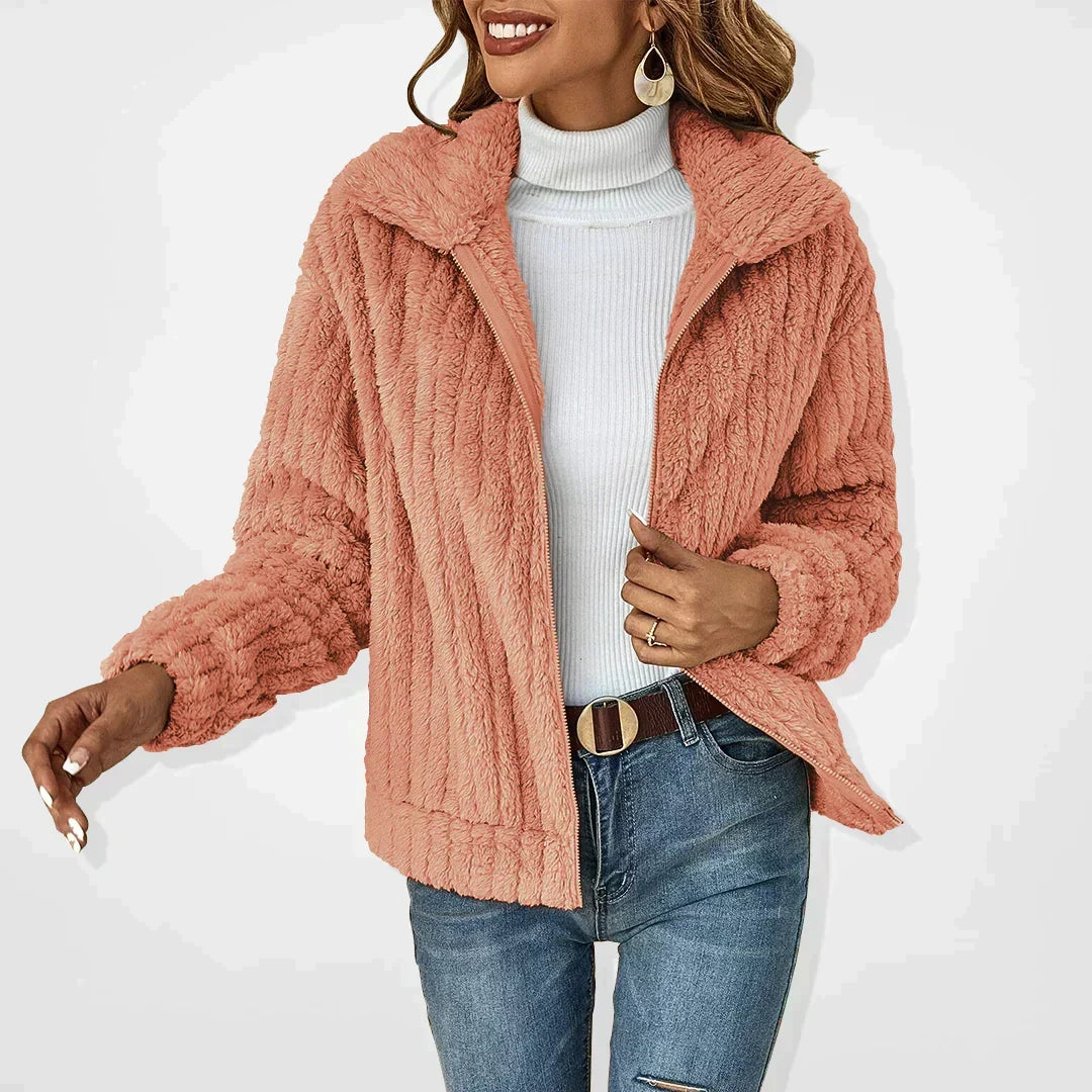 Delphi Zip Front Teddy Jacket - view 4