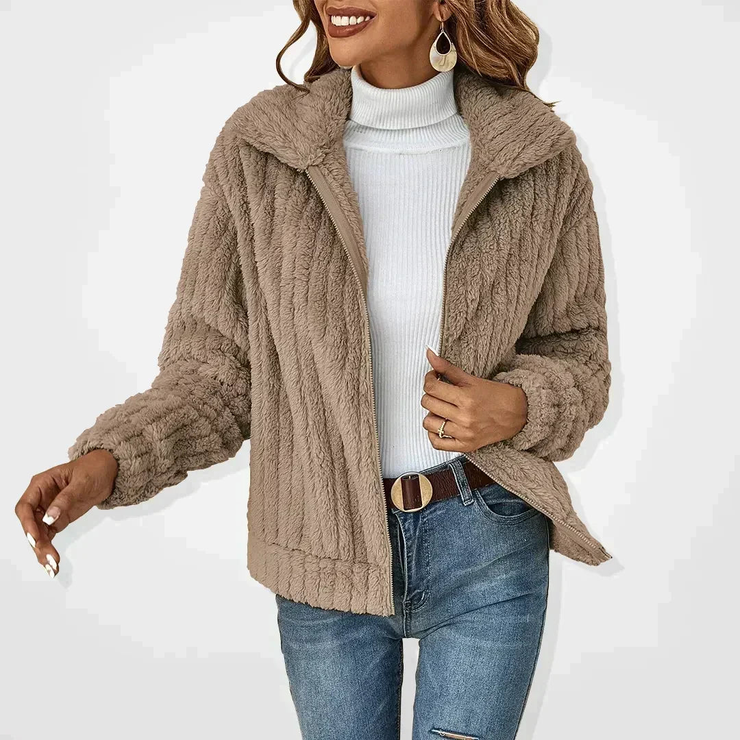 Delphi Zip Front Teddy Jacket - view 5