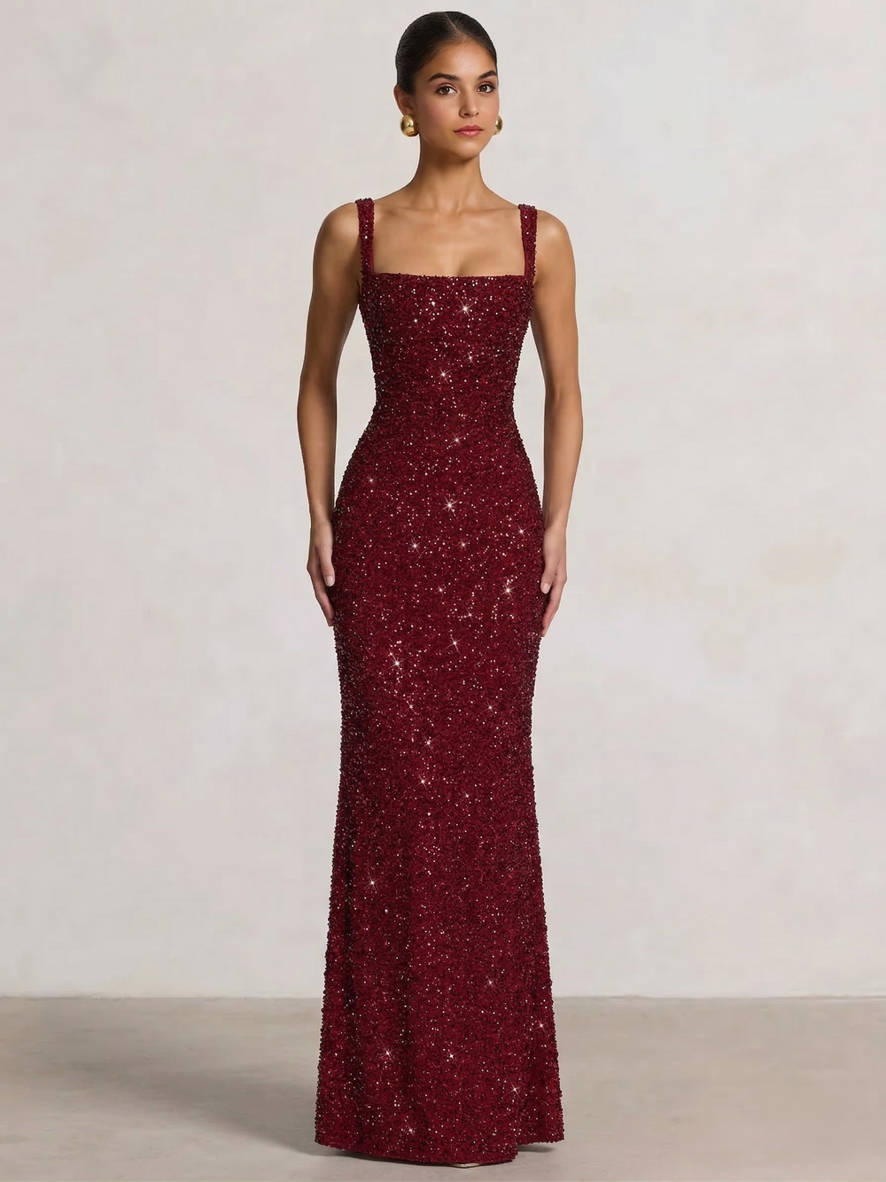 Vesper Sequin Mermaid Floor-Length Gown