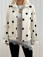 Sylvie Oversized Faux Leather Drop Shoulder Jacket - view 14