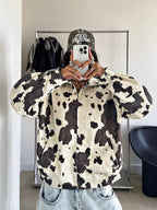 Sylvie Oversized Faux Leather Drop Shoulder Jacket - view 24