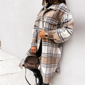 Ottilie Oversized Check Longline Shacket - view 2