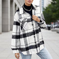 Tilly Check Chest Pocket Shacket - front view