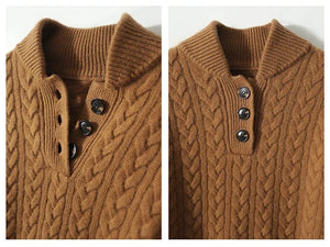Arden Button-Up Cashmere Jumper oaklynwear